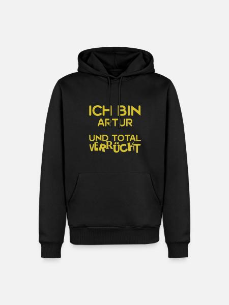 Geschenk für Artur - Männer Premium Bio Hoodie - Schwarz