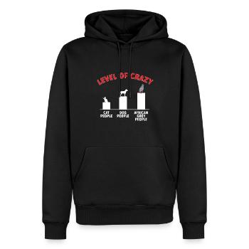 Graupapagei Perroquet gris d’Afrique Papagei - Sweat à capuche Premium bio Homme - noir - Devant - Nico (187cm)