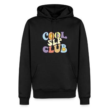 Cool Slp Club Speech Language Pathologist - Männer Premium Bio Hoodie - Schwarz - Vorne - Nico (187cm)