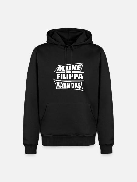 Gift for Filippa - Men’s Premium Organic Hoodie - black