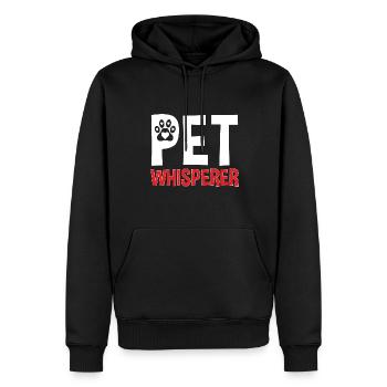 Haustierbetreuung Katze Hund Haustiersitter - Männer Premium Bio Hoodie - Schwarz - Vorne - Nico (187cm)