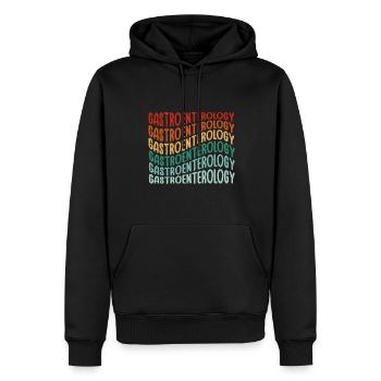 Gastroenterologie Endoskopie Koloskopie - Männer Premium Bio Hoodie - Schwarz - Vorne - Nico (187cm)