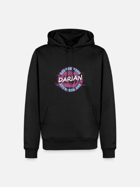 Father's Day Darian - Men’s Premium Organic Hoodie - black
