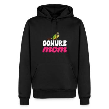 Molinasittich Papagei Vogel Sittich - Männer Premium Bio Hoodie - Schwarz - Vorne - Nico (187cm)