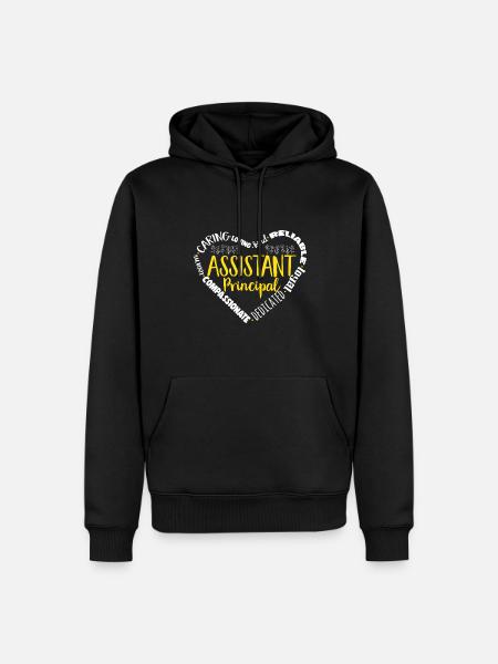 Directeur adjoint - Sweat à capuche Premium bio Homme - noir