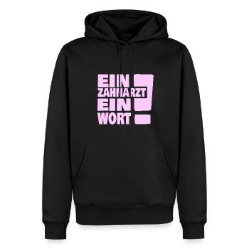 Zahnarzt - Männer Premium Bio Hoodie - Schwarz - Vorne - Nico (187cm)