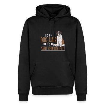 Bernhardiner St. Bernhardshund Hund - Männer Premium Bio Hoodie - Schwarz - Vorne - Nico (187cm)