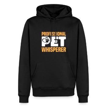 Haustierbetreuung Katze Hund Haustiersitter - Männer Premium Bio Hoodie - Schwarz - Vorne - Nico (187cm)