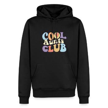 Cool Aunts Club Best Proud Auntie Ever Squad - Sweat à capuche Premium bio Homme - noir - Devant - Nico (187cm)