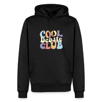 Cool Debate Club Speech Squad Debate Team Student - Männer Premium Bio Hoodie - Schwarz - Vorne - Nico (187cm)