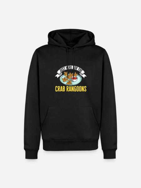 Krabben Rangoon Crab Rangoon - Men’s Premium Organic Hoodie - black