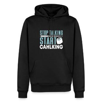 Snooker Pool Billard - Männer Premium Bio Hoodie - Schwarz - Vorne - Nico (187cm)