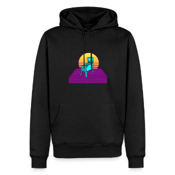 Pinball Machine Retro Vintage Arcade Spiel Liebhab - Männer Premium Bio Hoodie - Schwarz - Vorne - Nico (187cm)