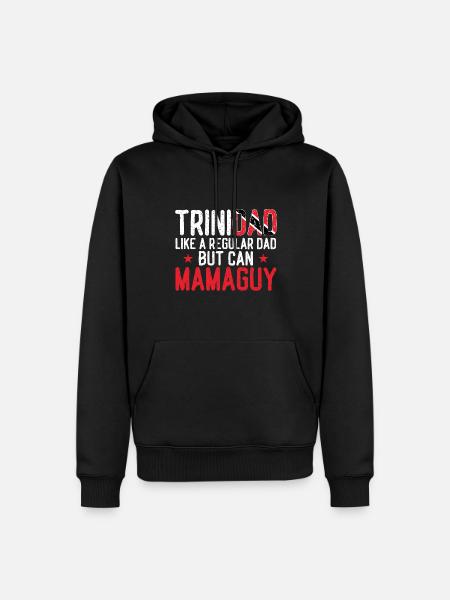Drapeau de Trinité-et-Tobago - Sweat à capuche Premium bio Homme - noir