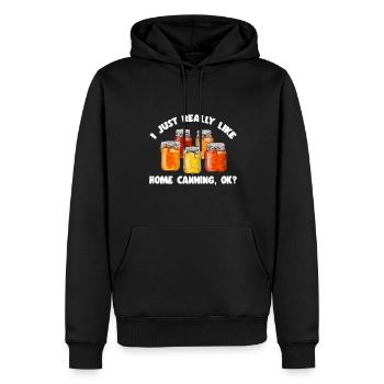 Einmachen Einkochen Lebensmitteln Konservieren - Männer Premium Bio Hoodie - Schwarz - Vorne - Nico (187cm)