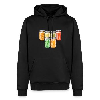 Einmachen Einkochen Lebensmitteln Konservieren - Männer Premium Bio Hoodie - Schwarz - Vorne - Nico (187cm)