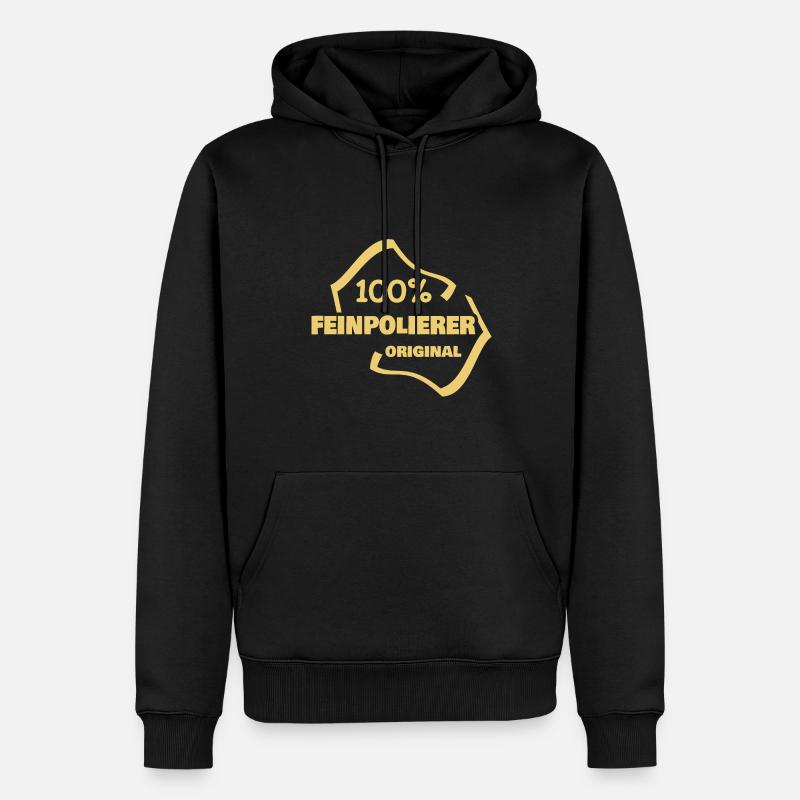 Beruf Feinpolierer - Männer Premium Bio Hoodie - Schwarz