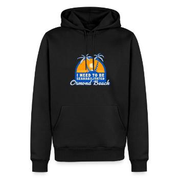 I Need To Be Seahabilitated Ormond Beach Summer - Männer Premium Bio Hoodie - Schwarz - Vorne - Nico (187cm)