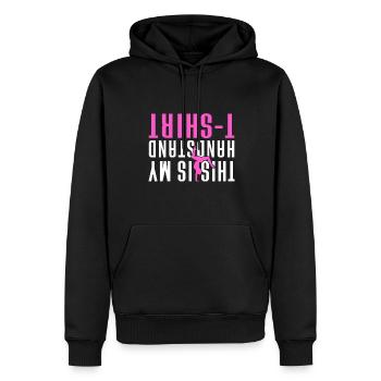 Akrobat Turner Gymnastik Turnen Tumbling - Männer Premium Bio Hoodie - Schwarz - Vorne - Nico (187cm)