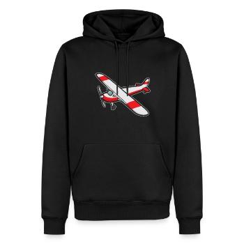 Ferngesteuertes Flugzeug Modellflugzeug - Männer Premium Bio Hoodie - Schwarz - Vorne - Nico (187cm)