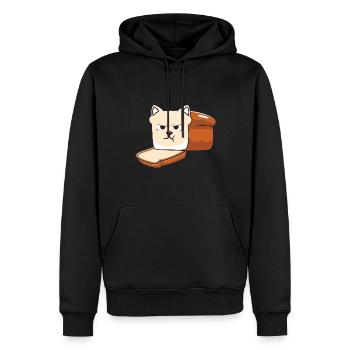Halloween Katze Hexe - Männer Premium Bio Hoodie - Schwarz - Vorne - Nico (187cm)