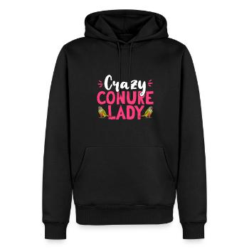 Molinasittich Perroquet Oiseau Perruche du Soleil - Sweat à capuche Premium bio Homme - noir - Devant - Nico (187cm)