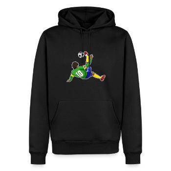 Brazilian National Soccer Team I Football Brazil - Männer Premium Bio Hoodie - Schwarz - Vorne - Nico (187cm)