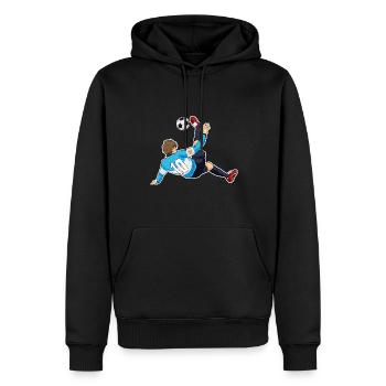 Équipe d’Argentine de football I Football - Sweat à capuche Premium bio Homme - noir - Devant - Nico (187cm)