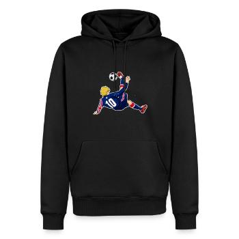 Équipe d’Australie de football I Football - Sweat à capuche Premium bio Homme - noir - Devant - Nico (187cm)