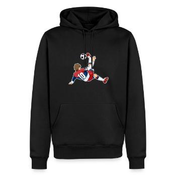Serbian National Soccer Team I Football Serbia - Männer Premium Bio Hoodie - Schwarz - Vorne - Nico (187cm)