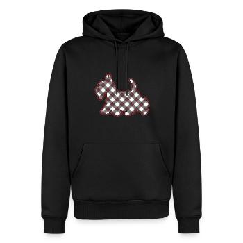 Scottish Terrier Scottie Hund - Männer Premium Bio Hoodie - Schwarz - Vorne - Nico (187cm)