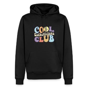 Cool Estheticians Club Licensed Skin Care - Männer Premium Bio Hoodie - Schwarz - Vorne - Nico (187cm)