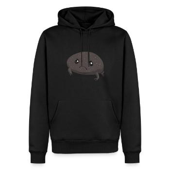 Schwarzer Regenfrosch Breviceps Fuscus Frosch - Männer Premium Bio Hoodie - Schwarz - Vorne - Nico (187cm)