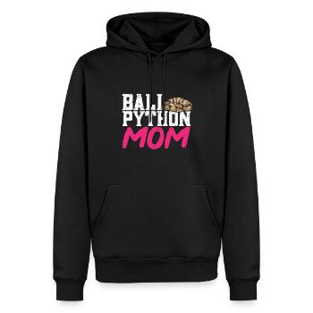 Ball Python Schlange Königspython - Männer Premium Bio Hoodie - Schwarz - Vorne - Nico (187cm)