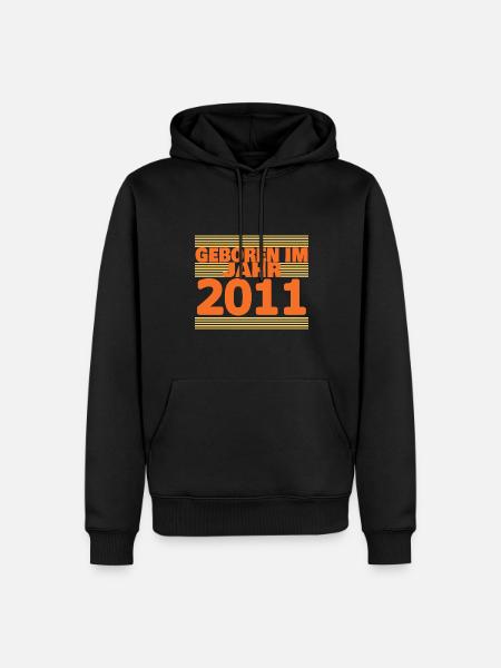 im 2011 - Männer Premium Bio Hoodie - Schwarz