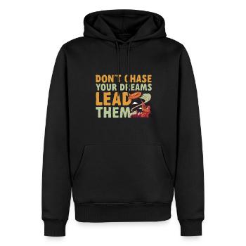 Tir au piège Tir au pigeon en argile Skeet - Sweat à capuche Premium bio Homme - noir - Devant - Nico (187cm)