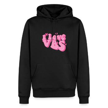J’aime VBS Crew Vacation Bible Bible de l’école biblique - Sweat à capuche Premium bio Homme - noir - Devant - Nico (187cm)