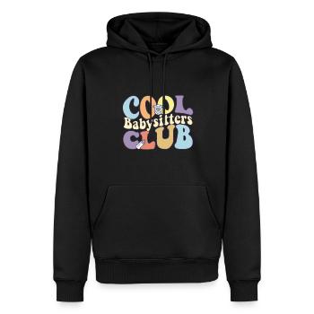 Cool Babysitters Club Garderie Provider Squad - Sweat à capuche Premium bio Homme - noir - Devant - Nico (187cm)