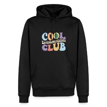 Cool Environmentalists Club Save The Earth Day - Männer Premium Bio Hoodie - Schwarz - Vorne - Nico (187cm)