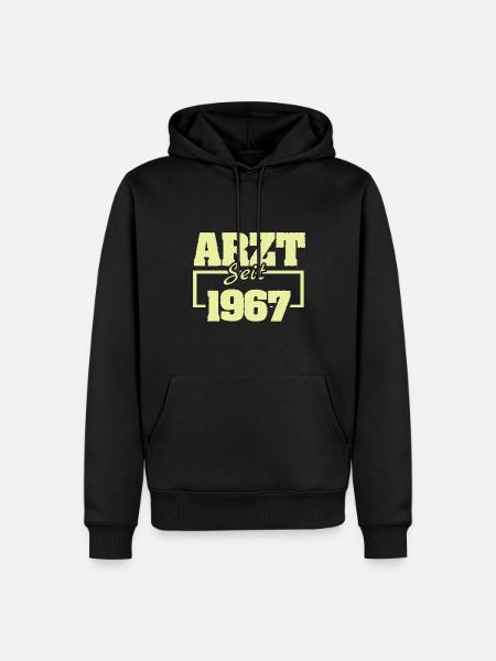 Chefarzt 1967 - Männer Premium Bio Hoodie - Schwarz