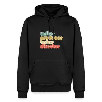 Scénariste Producteur Acteur Réalisateur Réalisateur Film - Sweat à capuche Premium bio Homme - noir - Devant - Nico (187cm)