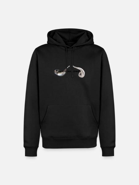 2-Stroke power - Men’s Premium Organic Hoodie - black