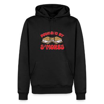 S'more Campfire Marshmallow Camping - Sweat à capuche Premium bio Homme - noir - Devant - Nico (187cm)
