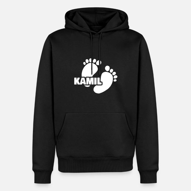 Naissance de Kamil - Sweat à capuche Premium bio Homme - noir