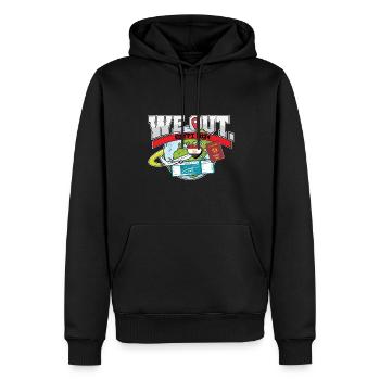 Nous voyageons en Égypte Voyage Matching Famille - Sweat à capuche Premium bio Homme - noir - Devant - Nico (187cm)