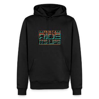 Motorbike It s Not A Ride Its Life - Men’s Premium Organic Hoodie - black - Front - Nico (187cm)