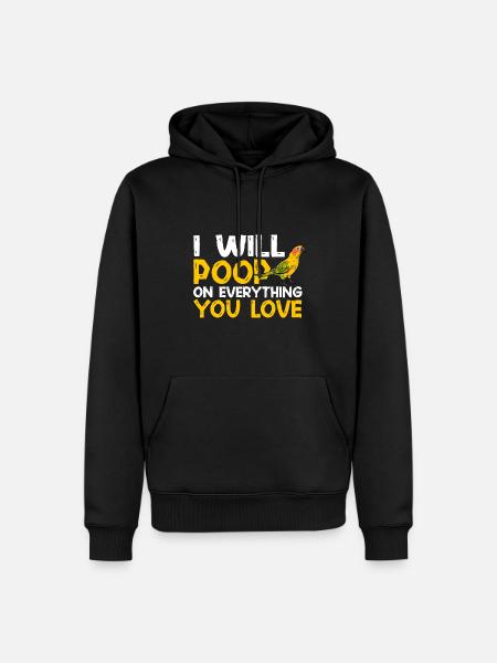 Molinasittich Parrot Bird Sun Parakeet - Men’s Premium Organic Hoodie - black