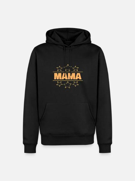 Stars for Mom - Men’s Premium Organic Hoodie - black