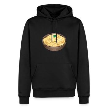 Kartoffelbrei Kartoffelpüree - Männer Premium Bio Hoodie - Schwarz - Vorne - Nico (187cm)