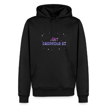 Juste laisser tomber Bi Bisexuel LGBTQ Bi Pride LGBT - Sweat à capuche Premium bio Homme - noir - Devant - Nico (187cm)